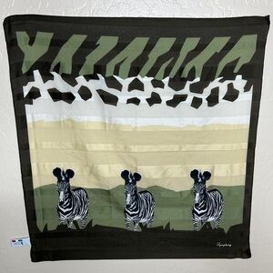 Vintage Zebra scarf by Symphony Scarfs, Made in Italy, Circa 1990’s